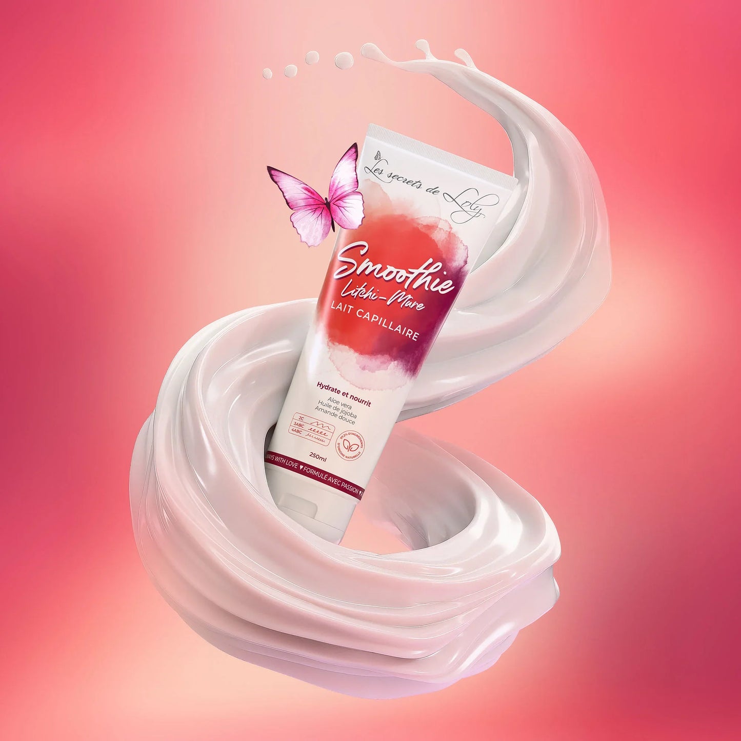 Smoothie Litchi-mûre